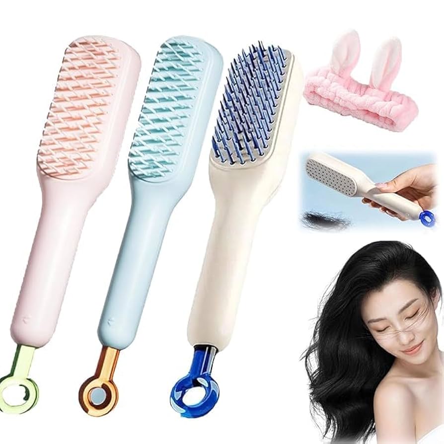 Self Cleaning Hair Brush