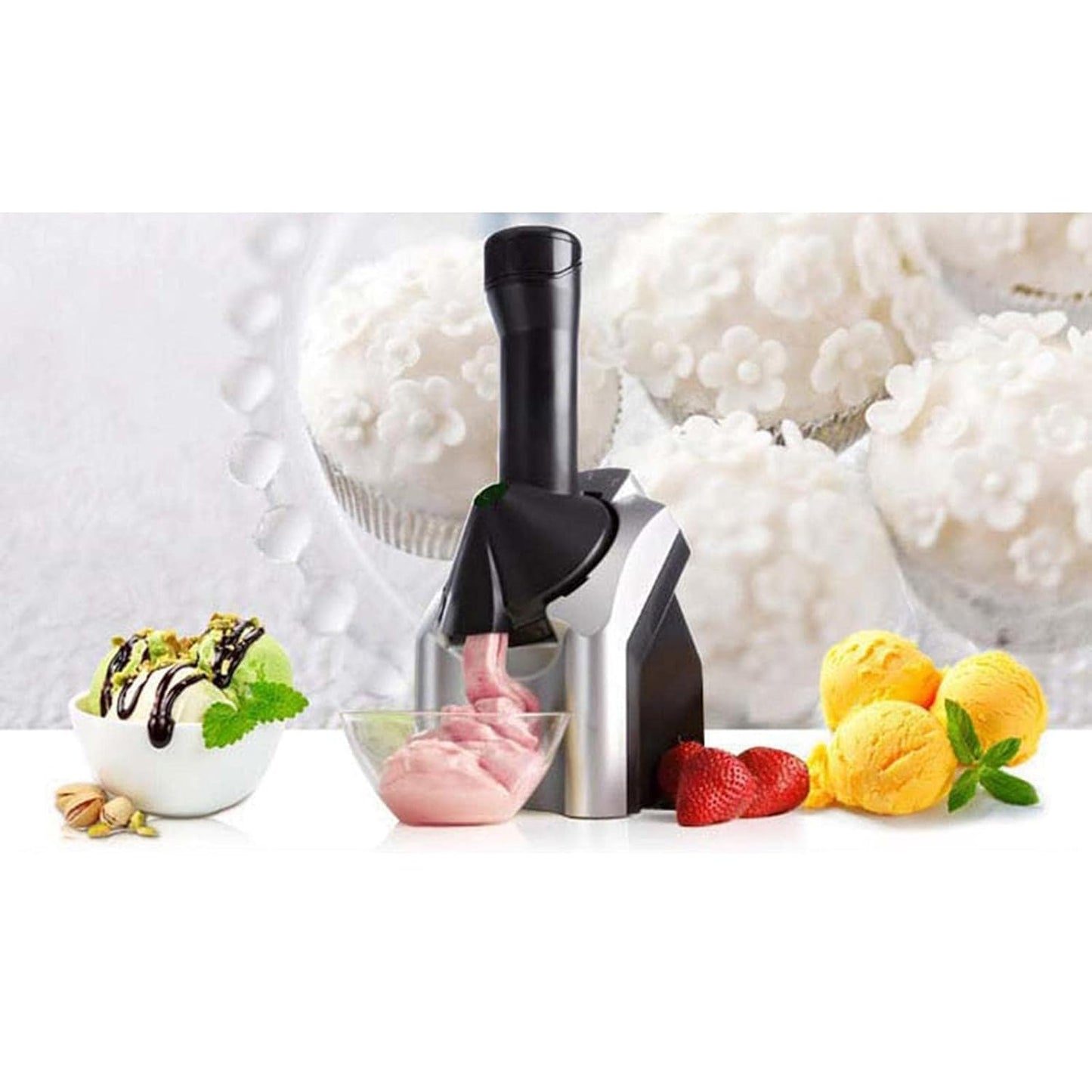 Frozen Fruit Dessert Maker – Electric Ice Cream Machine