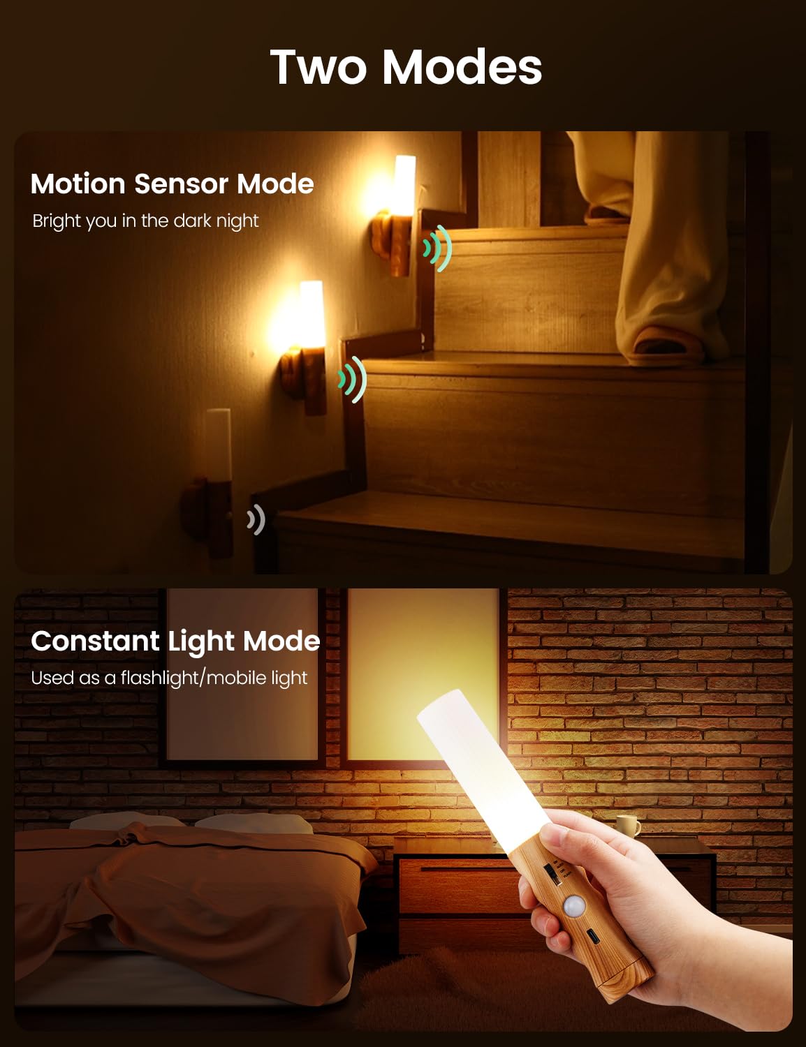 Cordless Motion Sensor Night Light