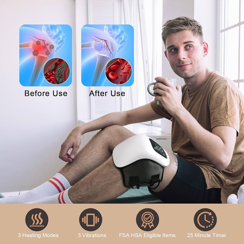 XO KM-05 Portable Knee Massager – Pain Relief & Circulation Booster