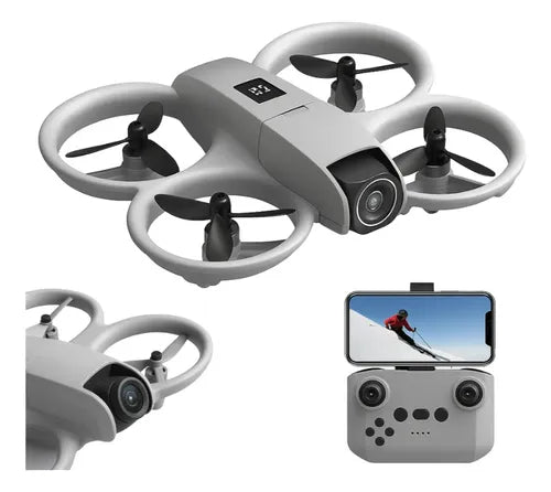Mini Camera Drone with Remote Control – HD WiFi FPV, 360° Flip, LED Lights, Beginner Friendly