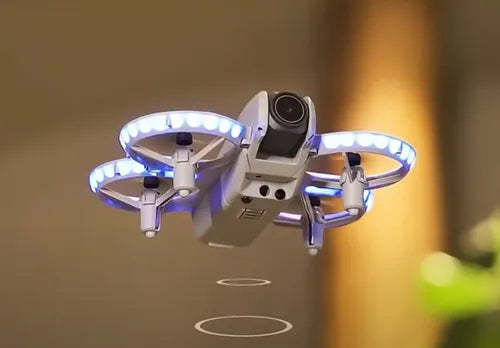Mini Camera Drone with Remote Control – HD WiFi FPV, 360° Flip, LED Lights, Beginner Friendly