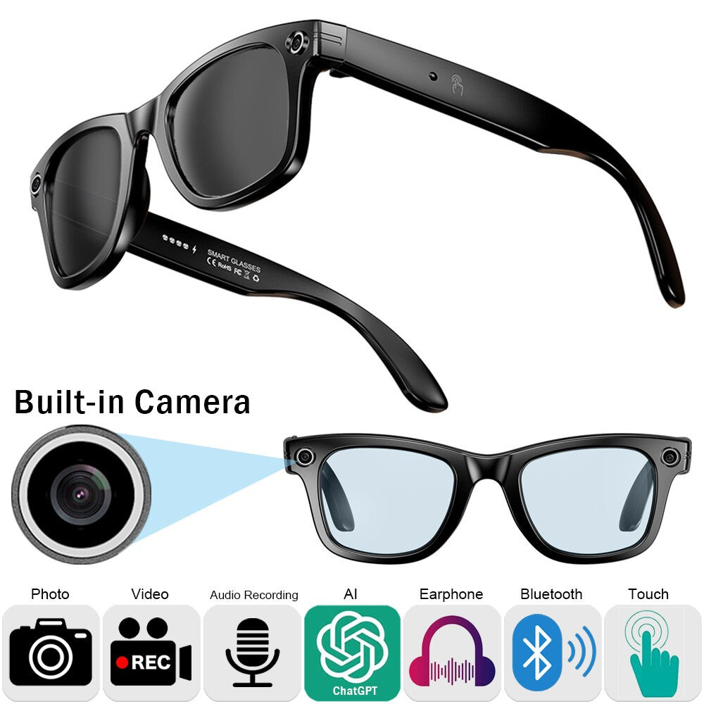 VisionX™ AI Smart Glasses – Real-Time Assistance & Style