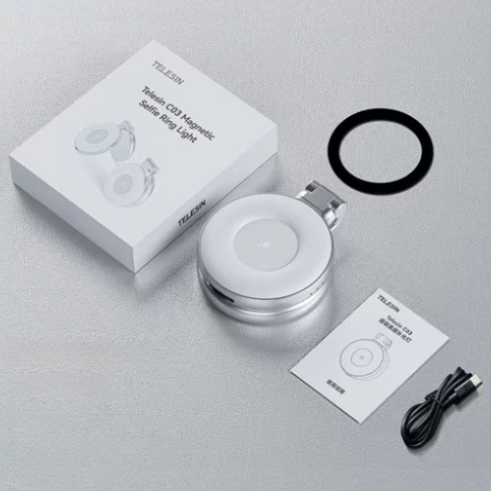 Telesin C03 Magnetic Selfie Ring Light S5-BGD-01