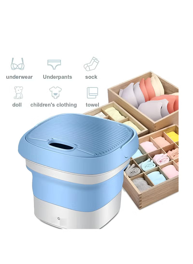Mini Folding Portable Washing Machine – Travel & Small Laundry Solution